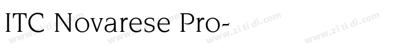 ITC Novarese Pro字体转换 ITC Novarese Pro字体转换
